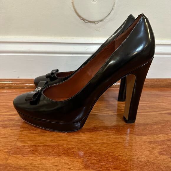 Marc by Marc Jacobs Black Platform Heels sz 40 US z 9.5 Black Pumps - Picture 3 of 7
